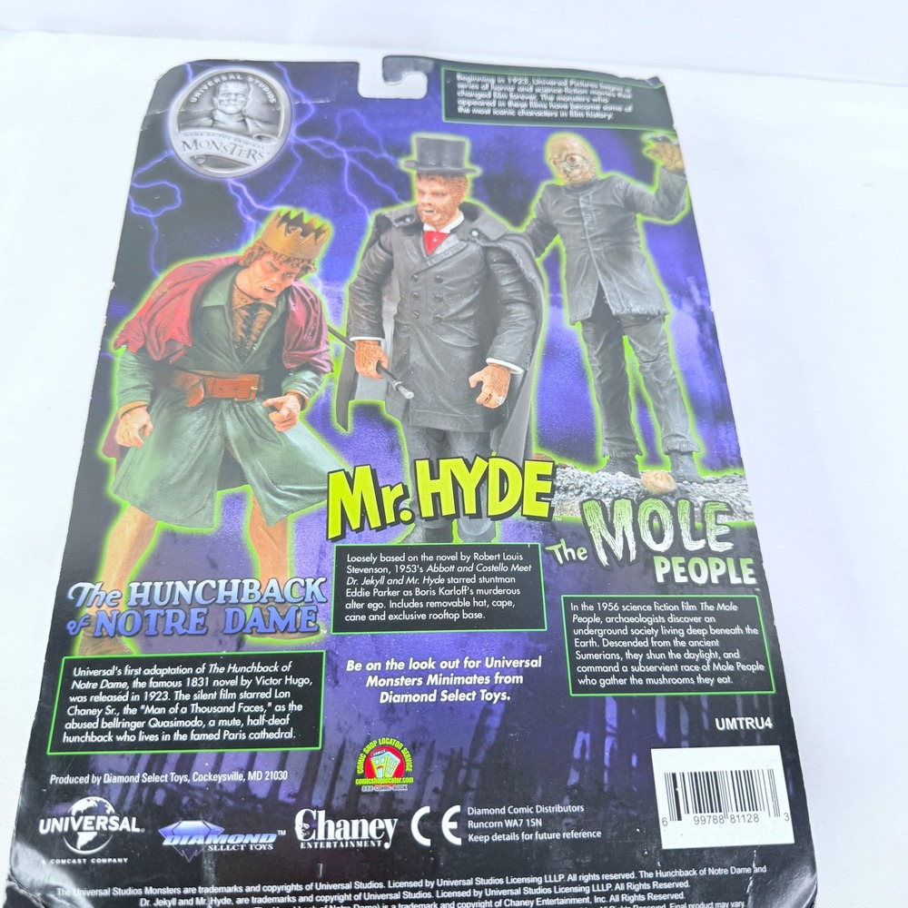 Universal Studios Monsters Mr Hyde Action Figure Diamond Select Toys New - Picture 3 of 5
